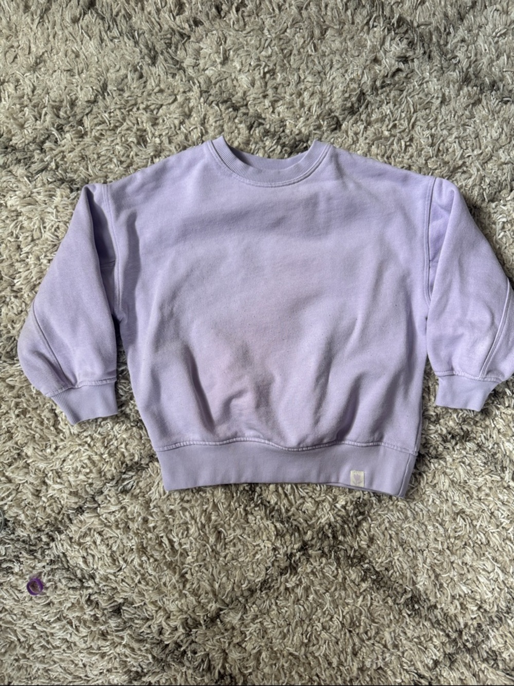 Zara Lilac Pullover Sweatshirt